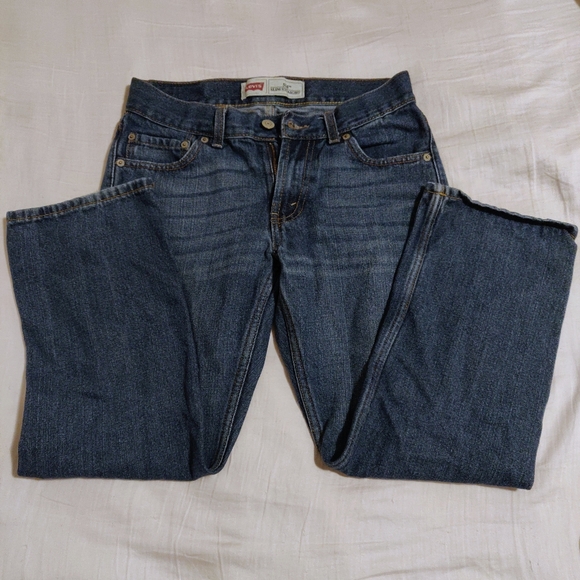 Levi's 514 Slim Straight Leg Medium Wash Jeans - Picture 3 of 7